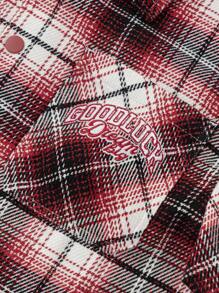 Balabala 男童休閒夾克，時尚春季襯衫款式 - 紅色調 - 查看 4