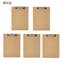 5PCS Quality Hanging A4 File Clipboard Folder With Clip Hole For Office School Warehouse - Wood - View 10