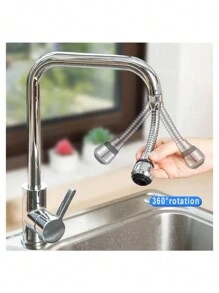Flexible Tap Extension Universal Inlet - Silver - View 5