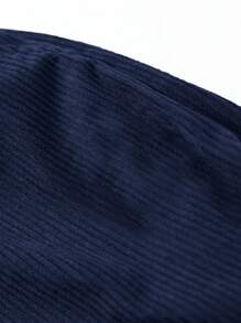 Set de 2 pantalones casuales de pana de pierna recta, pantalones deportivos versátiles y holgados para hombres, para primavera y otoño - Multicolor - Ver 3