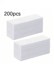 50 张/100 张一次性蜡纸条，无痛脱毛，适用于面部、眉毛、腿部、身体，脱毛纸，适用于家庭、沙龙、送给朋友的日常礼物、理发沙龙的美发产品和配件美容旅行必需品