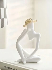 抽象简约风格装饰品,适用于办公室装饰、毕业典礼装饰、卧室装饰、生日礼物、房间装饰、教师节礼物、母亲节礼物。 - 彩色 - 查看 4