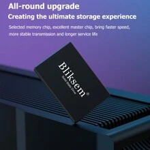 Bliksem KD650 SSD - 512GB/256GB/128GB, SATA III 6Gb/S, 2.5-Inch Ultra-Thin Design (7mm), 3D NAND TLC Chip, Read And Write Speeds Up To 550MB/S And 500MB/S, Compatible With Laptops, Desktops, Game Consoles And External Hard Drive Enclosures (Black)