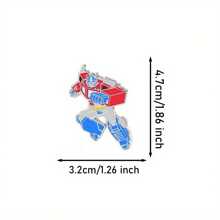 Hasbro 1PC Transformers Oficjalnie Licencjonowany Bohaterski Autobot Pin Fajna Broszka Delikatna Dekoracja Na Ubrania Czapka Plecak Biurko Długopis Torba Odznaka Urodziny Ślub Prezent Świąteczny Dla Rodziny I Przyjaciół