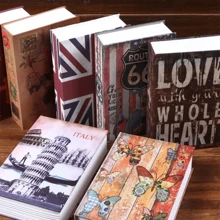 1pc 18cm/24cm Mini Safe Box Book Money Hide Secret Security Safe Box With Lock Money Safe Book Key Lock Money Cash Box Certificate Key Locker Book Kid Gift Book Hidden Secret Combination Lock Hidden Box Security Lock Key Lock Strongbox Steel Simulation Book New Fashion - Multicolor - View 8