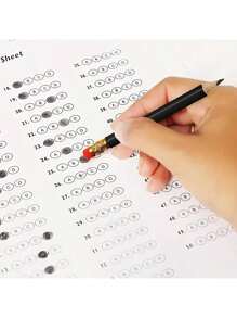 10 支带橡皮擦的绘画铅笔，学生书写铅笔，HB，适用于学校用品，返校