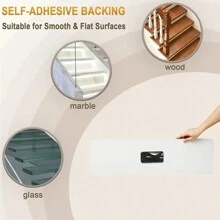 7 件/15 件图案楼梯踏板，多色可选，粘性楼梯垫，防滑垫。楼梯花卉图案垫，耐脏、防尘、易于清洁 - 彩色 - 查看 6