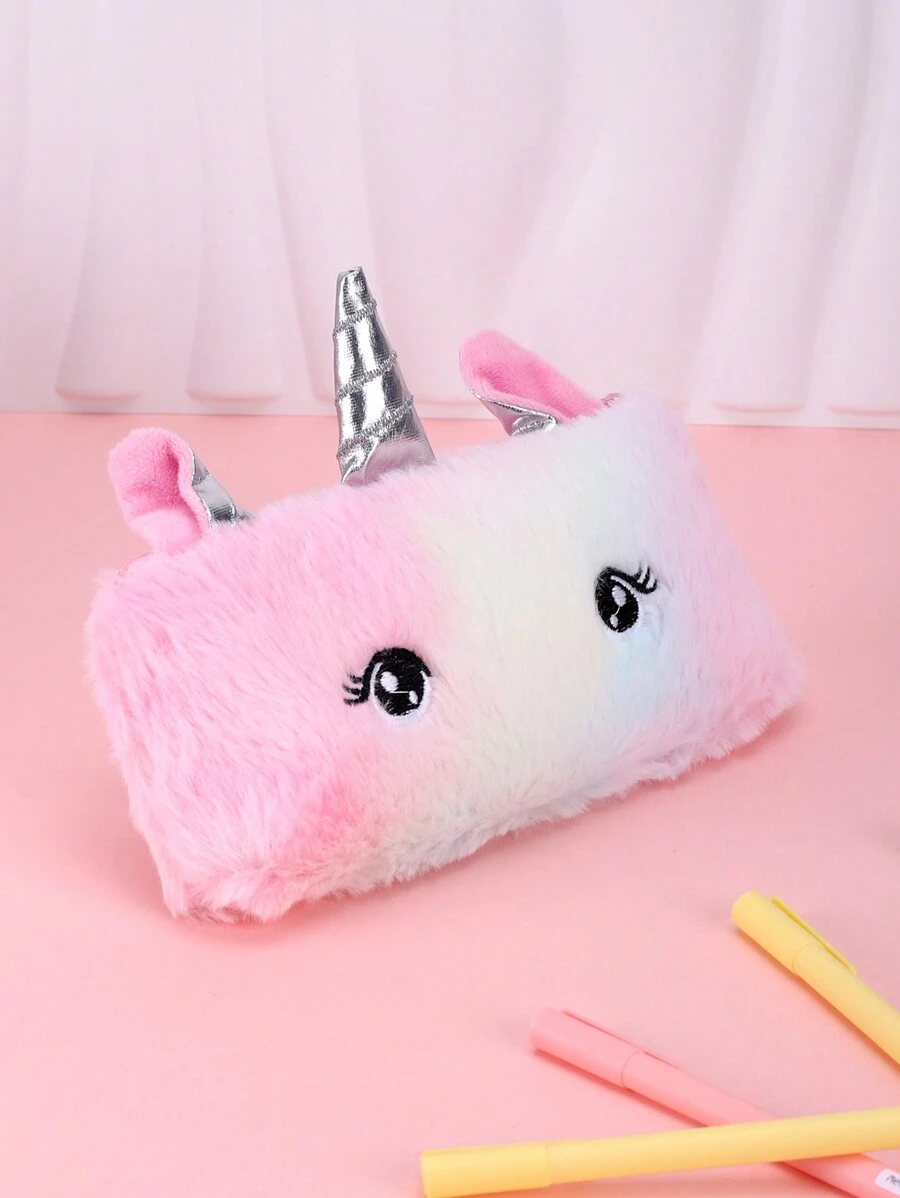 1 Stück Federmäppchen zufälliger Stil mit großen Augen, Federmäppchen mit großer Kapazität, tragbare Reise-Kulturtasche Stiftetui, Schule Essentials Stifteköcher