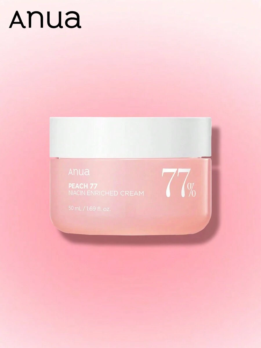 Anua Peach 77 Niacinamide Cream, Daily Face Moisturizer,Face Moisturizer For Dry Skin With Vitamin B12, Collagen, Ceramide, Panthenol,50ml