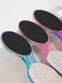 1/2pcs, (4 In 1) Pedicure Paddle Kit Tool With Pumice Stone For Feet, Foot Hand Toe Nail Cleaning Brush, Metal File And Emery Board, Manicure Foot Rasp Callus Remover Pedi Set - Multicolor - View 7