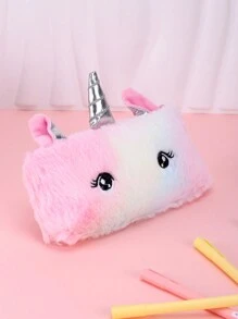 1 Stück Federmäppchen zufälliger Stil mit großen Augen, Federmäppchen mit großer Kapazität, tragbare Reise-Kulturtasche Stiftetui, Schule Essentials Stifteköcher