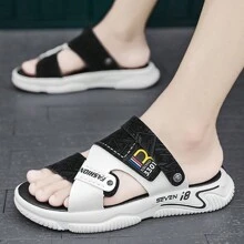 Men's Fashion Versatile Summer Sandals - Black - View 2