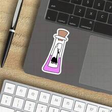 "Nhãn dán lọ thuốc 3 inch - Nhãn dán vinyl dễ thương và phù thủy cho máy tính xách tay, sổ tay, chai nước, không gian cá nhân, góc phù thủy và đồ trang trí nghệ thuật | Tuyệt vời cho phù thủy, người yêu thích truyện giả tưởng, nghệ sĩ và bạn bè | Món quà hoàn hảo cho bạn bè, gia đình và những người đam mê phép thuật | Nhãn dán kỳ quặc cho chủ đề giả tưởng, niềm vui phù thủy và biểu đạt nghệ thuật" - 3inch/7,62cm - Xem 7