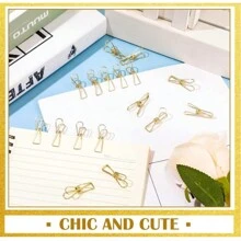 10 pièces/set Pinces à pince en acier inoxydable polyvalentes avec revêtement, emballage alimentaire, papier, vêtements, pinces pour sacs de chips avec élasticité forte, couleurs et styles assortis