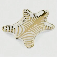 Cirelle Handmålad smyckesfat i tigerhud, keramik, liten smyckeshylla, bricka, ringar, armband, örhängen, bricka, hållare, mysigt hem, Rama-borddekor, mors dag-present, inflyttningspresent, B&B-dekor, användning för skolstart