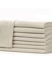 Guardanapos casuais de cor sólida, 2/6/12 peças, laváveis, adequados para casamento, dia dos namorados, casa, uso diário, festa, respiráveis e leves, primavera/verão