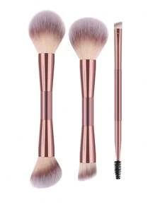 7/5/3件套软毛化妆刷套装，包含散粉刷、腮红刷、轮廓刷、粉底刷、鼻刷、眼影刷、眉刷、唇刷、细节刷，化妆刷套装，化妆刷套装，化妆刷套装，全套化妆刷，化妆刷套装，全套化妆工具，化妆刷套装，化妆刷礼盒套装