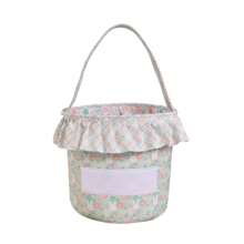 Easter Tote Bag, Cute Rabbit Floral Large Capacity Basket Children Festival Present Bag - Multicolor - View 1