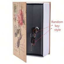 1 Pc Safe Box With 2 Keys, 180x115x55mm, Cash/ Jewelry / Money Box, For Home Office Traveling