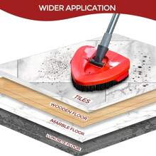 Scrub Brush, 2 Pcs Spin Mop Scrub Brush Head Compatible For O Cedar EasyWring 1-Tank System, Hard Bristle Cleaning Brush For Bathroom, Kitchen, Tub And Tile