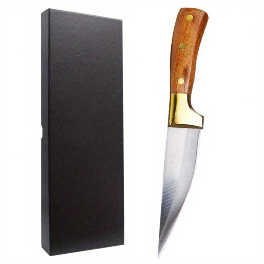 1 PC Handmade Forged Knife Stainless Steel Boning Knife Kitchen Vegetable Knife Meat Cleaver Pocket Small Knife Utility Knife Professional Cutting Knife For Kitchen Convenience