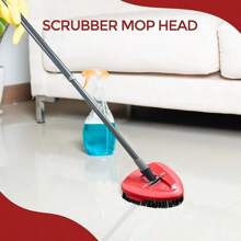 Scrub Brush, 2 Pcs Spin Mop Scrub Brush Head Compatible For O Cedar EasyWring 1-Tank System, Hard Bristle Cleaning Brush For Bathroom, Kitchen, Tub And Tile