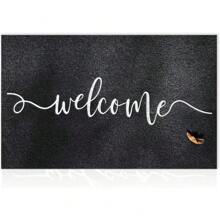 Welcome Doormat&black