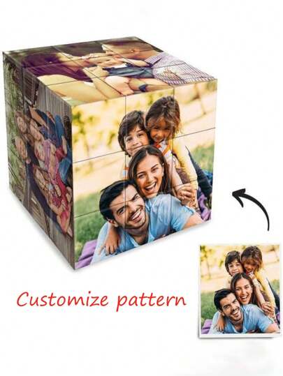 1 pièce Taille 5,7/7/10cm Jouet cube photo personnalisé Série de Noël. Jouets pour parents et petites amies, cadeaux de puzzle pour petite amie, cadeaux innovants pour Noël, cadeaux de fête, jeux d'ambiance de fête, décoratifs, raffinés, , mignons, modernes, colorés, intéressants et uniques. Jouets bébé, jouets pour tout-petits, jouets préscolaires, jouets pour enfants. Cadeaux idéaux pour lui, elle, la famille, les amis, les enfants pour les anniversaires, les mariages, les pendaisons de crémaillère, la chambre/le salon, la fête des enfants. Multifonctionnel, réutilisable, décoratif, raffiné, mignon, amusant, personnalisé.