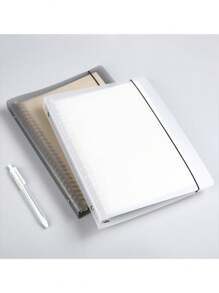 可拆卸 A4/A5 活页夹封面、学生活页笔记本、办公用品、返校用品、学校用品 - 綁帶款活頁夾 - 查看 5