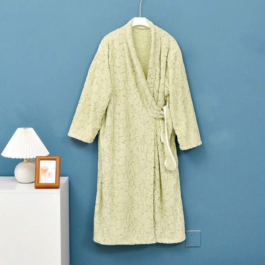 Bathrobe For Home Wear, Summer Wedding, Bathroom Decoration Back To School - Grass Green - View 1