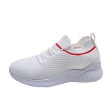 Baskets à plateforme de style coréen pour femmes - Chaussures de sport en maille respirante pour le quotidien, les loisirs et l'école - Chaussures à la mode et polyvalentes pour les jeunes femmes