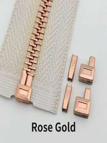 20pcs Premium Metal Zipper Sliders In Golden, Silvery, Bronze & Black - Smooth For DIY Clothing And Luggage Repair