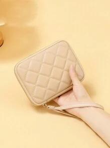 新款简约时尚护照夹，多卡槽硬币拉链钱包，驾驶执照夹，带腕带的多功能文件袋，大容量隔层，适合作为送给朋友、家人、毕业典礼、返校、生日、节日、周年纪念的礼物