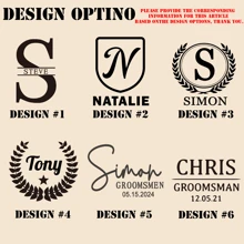 Groomsmen Gifts Box, Empty Personalized Groomsmen Gift Box, Wooden Gift Box, Groomsmen Box, Groomsman Box, Groomsmen Proposal Box - Brown - View 7