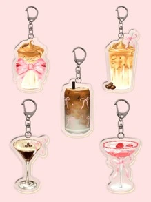 1 móc khóa cà phê nơ dễ thương Kawaii, móc khóa đồ uống dâu tây/ móc khóa anh đào/ móc khóa tình bạn/ móc khóa Y2k. Mặt dây chuyền túi để đeo hàng ngày và làm quà tặng ngày lễ, phong cách INS. Friends The Show, phụ kiện túi hàng ngày, mặt dây chuyền túi, dây đeo, móc chìa khóa, móc chìa khóa ô tô. Lý tưởng làm quà tặng chị em gái, quà tặng phụ nữ, quà tặng Giáng sinh, bạn trai, bạn gái, thành viên gia đình. Phụ kiện ô tô cho trường học - Nhiều màu - Xem 20