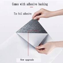 20pcs 3D Imitation Marble Pattern Wall Sticker, Waterproof Self-Adhesive Aluminum-Plastic Panel For Kitchen, Living Room, Bathroom, Corridor, Office, Home And Dormitory Decor, 23.62*11.8in - Multicolor - View 12