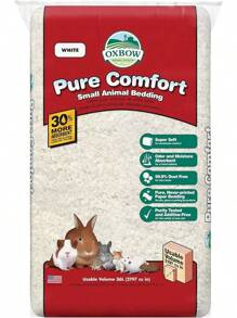 Oxbow Comfort - Ropa de Cama de Animales pequeños, Absorbente de olores y Humedad, Ropa de Cama sin Polvo para Animales pequeños, Color Blanco, Bolsa de 36 litros - Blanco - Ver 11