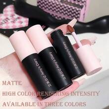 Amy's Diary 1pc Soft Velvet Matte Lipstick, 2g, Highly Pigmented, Velvety Brush Tip, Long-Lasting Natural Finish, Non-Irritating