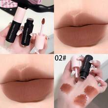Amy's Diary 1pc Soft Velvet Matte Lipstick, 2g, Highly Pigmented, Velvety Brush Tip, Long-Lasting Natural Finish, Non-Irritating