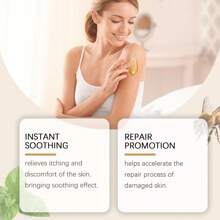 OUHOE Skin Care Cream Gently Hydrating And Soothing Skin Care Cream For Dry Bodies 30G - như hình như hình - Xem 2