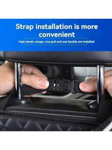 Set di accessori per auto, organizer per sedile posteriore in pelle PU premium con contenitore portarifiuti, borse porta oggetti multitasche per interni auto - borsa portaoggetti universale per sedile posteriore con portabicchiere - Set da 14 salviette compresse portatili, mini salviette usa e getta compresse per viaggi