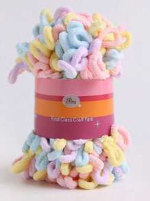 1 件 8 米柔软纱线，适用于手工 DIY 编织娃娃、包、毛衣、毛毯等，每件 100 克 - 彩色 - 查看 43