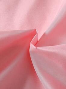 年轻女孩网眼花卉刺绣露背宽松休闲连衣裙，适合休闲、度假、户外、日常穿着、派对、宴会、春夏季（前项链珍珠装饰随机 9-11 件，因手工制作） - 粉色 - 查看 6