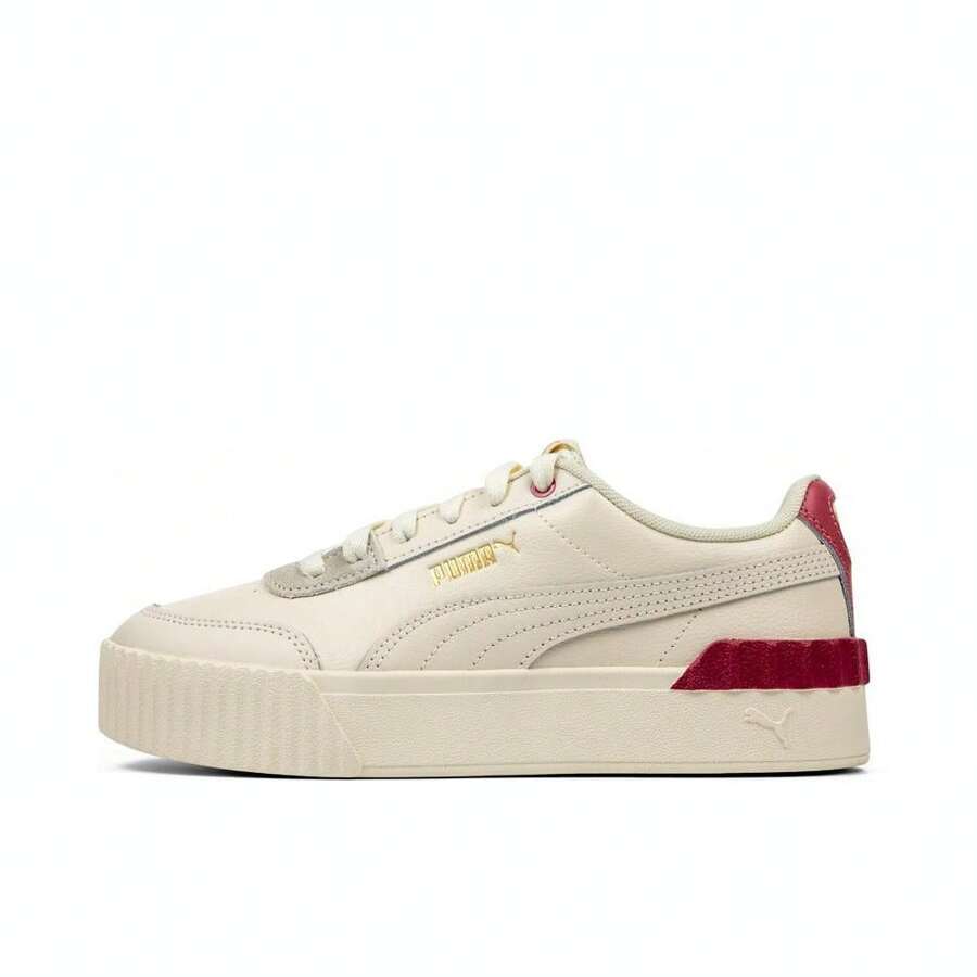 Puma 2025 女士休闲低帮鞋 - 米色 - 查看 1