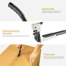 Meite HB3518 Manual Carton Closing Stapler For Cardboard Box Assembly Uses 34.7mm Crown 18mm Length Carton Closing Staples - GaryOrYellow1 - View 8