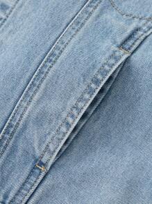 Balabala Tween Boys' Denim Jacket, Stylish Spring Coat