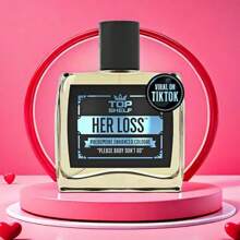 (1 botella) HerLoss 50 ml Perfume de larga duración para hombres, Eau de Parfum Spray portátil para negocios, oficina o viajes, perfecto como regalo de cumpleaños, regalo de Navidad. Perfume para hombres "Her Loss" de Top Perfume: feromonas mejoradas, aroma fresco sin alcohol con notas verdes,  duradero - Amarillo - Ver 5