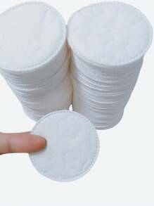 100片/包一次性压花无油卸妆棉垫，节水又亲肤