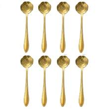 2/8/12/16 件心形不锈钢咖啡勺，适合家庭厨房、餐厅、酒店、节日派对、情人节返校礼物 - 金色 - 查看 19