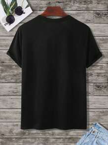 Wild Boar Graphic Tee Men And Youth 220g Cotton T-Shirt Casual Printed Comfortable Breathable Short Sleeve Jersey